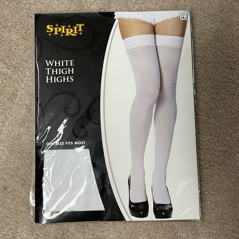 White thigh highs OSFM